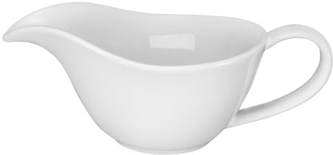 Healifty Salsiera Porcellana Bianca Brocca Ceramica Per Latte e Contenitore Manico Per Panna Accessorio Cucina Multifunzione
