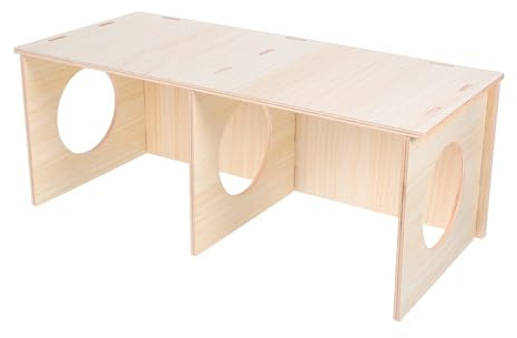 Alasum Mehrkammeriges Hamsterhaus mit Selbstgemacht Bausatz und Privatem Versteck Abnehmbar für Balkone und Innenräume Langlebiges Mäuse Labyrinth