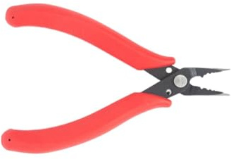 Heavy Duty Alloy Steel Needle Nose Angled Tip Pliers with Ergonomic Handle for Extended Use in Detailed DIYer Projects High Strength Alloy Craft Pliers