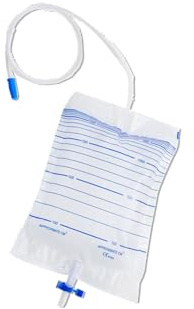 Set 240 Sacche per Raccolta Urina 2 Litri con Tubo da 130 cm – Valvola a Croce e Antireflusso – Kit 240 Pezzi per Assistenza Domiciliare, Igiene Personale e Cura Quotidiana (240, 130cm)