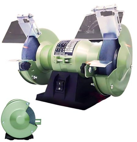 Meuleuse électrique De Banc Multifonction, Mini Meuleuse Compacte Avec Protection, Machine à Polir Et Affûter Couteaux Pour Métal, Jade Et DIY(5in)