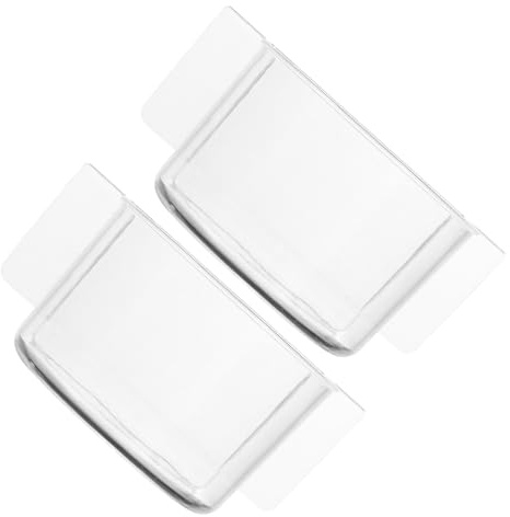 TOYANDONA Comedero para Pájaros 2 Piezas Plástico Transparente Engrosado Diseño Semicircular para Jaula Aves Silvestres y Loros, Contenedor Alimento Grande Anti Derrames, Accesorio