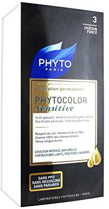 Phyto Phytocolor Sensitive Coloration Permanente - 3 Châtain Foncé