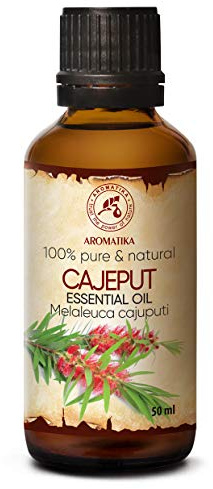 Cajeput Ätherisches Öl 50ml - Melaleuca Cajuputi - Aromaöl - Duftöl - Rein & Natürlich - Cajeputöl - für Duftlampe - Diffuser - Aromatherapie