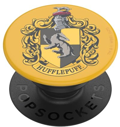 PopSockets Phone Grip with Expanding Kickstand, Adhesive Grip, Harry Potter - Hufflepuff