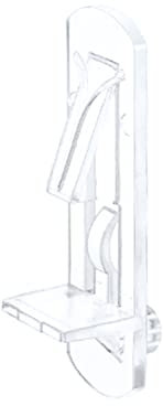 Bitray Regalstütze, selbstsichernde Regalstifte, selbstsichernd, passend für Löcher mit einem Durchmesser von 3,4 cm und 4,8 cm Regalböden, 50 Stück