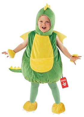 Morph Småbarn Drakkostym | Baby Dragon Halloween kostym för pojkar och flickor | Spädbarn drake utklädningsdräkt, 1-2 år