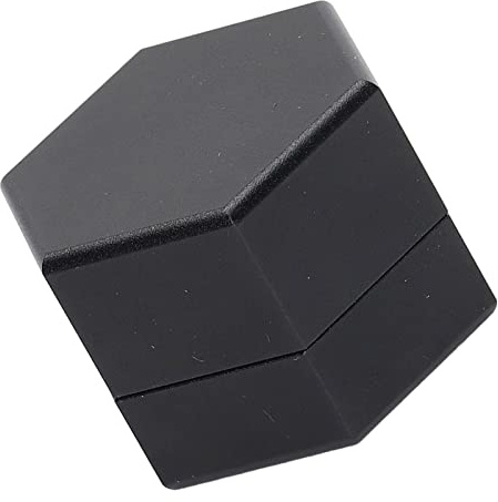 VGEBY Tragbarer Mini-Billard-Kreidekoffer, Sechseckiger Pool-Kreidebox-Halter, Billard-Zubehör, Tische, Tische, Zubehör, Tische, Tische und Zubehör (Black)