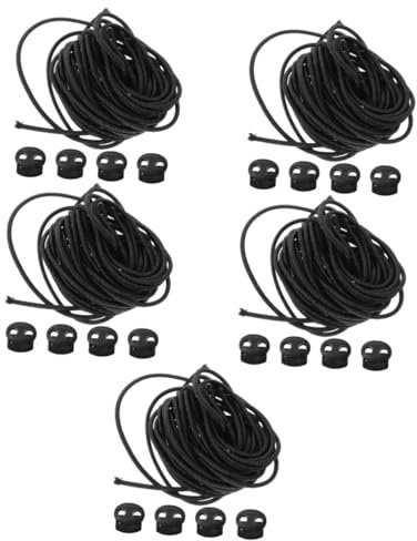 DIYEAH 5sätze Kordelstopper Kunststoff Federzüge Mit Elastischem Band Für Sweatpants Hoodies Masken Und Langlebig Praktisch Und Vielseitig Einsetzbar