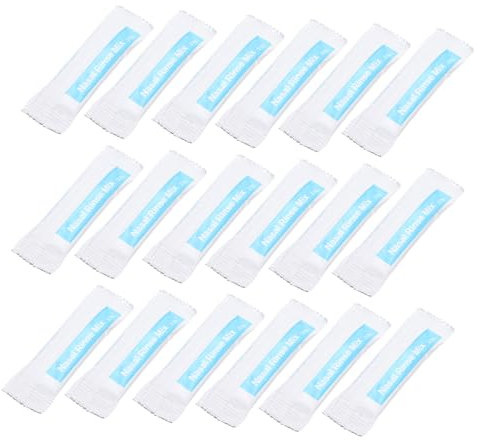 CALLARON 40 Confezioni Bustine Saline Per Lavaggio Nasale Singola Dose Fisiologico Per Pulizia Del Naso Adulti e Ragazzi Solubile Senza Residui Per Uso Domestico e Outdoor