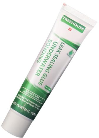 Scellant de réparation d'aquarium - Adhésif sous-marine de 60 ml, colle étanche | Fixeur d'articulations en silicone pour réservoir, étang, remplissage de fissures en verre, liaison du calfeutrage