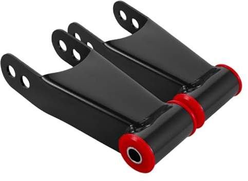 Cabilock 2 piezas Kit de Grilletes de Suspensión Trasera de Metal Duradero y Fácil de Instalar Compatible con Chevrolet de Rendimiento y Carga