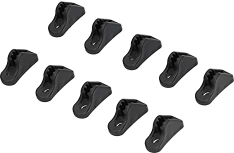 10pcs Régulateur de fixation de corde de rideau de soleil Boucles de corde coupe-vent antidérapantes pour camping en plein air
