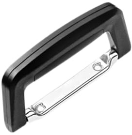 Lurrose 2 Tiradores de Equipaje de Estilo Vintage, Asa para Maletas y Asa de Equipaje, Plástico Negro, Fácil de Usar E Instalar, para Cajones y Armarios, Cocinas y Talleres