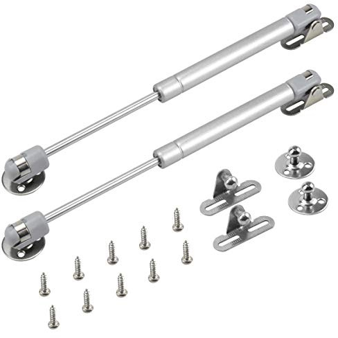 Dokpav 2 Pcs Verin Meuble Hydraulique Ressort Amortisseurs à Gaz d'origine porte Armoire de Cuisine Bras Pneumatique pour Levage de porte Armoire Meuble Cuisine Amortisseur Charniè (150N)