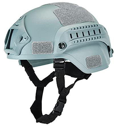 GEQIAN Casque tactique militaire pour vélo, airsoft, paintball, protection de tête pour homme et femme, pour vélo – avec support de caméra de sport vision nocturne