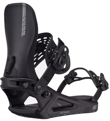 K2 Bond Mens Snowboard Bindings, Black, M