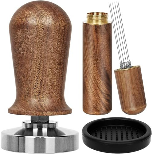 Coffee Press Tamper Coffee Tamper Mats Coffee Needle Stirrer Coffee Brewing Tool Suitable for Home and Commercial Use