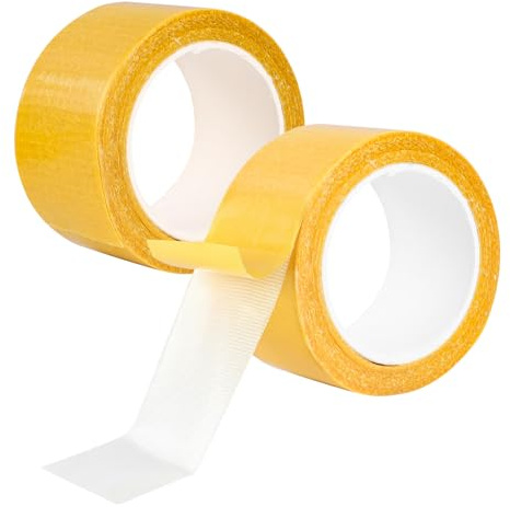 Bahan alamy Double Sided Fabric Tape, 3 × 200cm Multifunctional Double Sided Tape, Hemming Tape Without Sewing Ironing, Wonder Web for all kinds of fabrics
