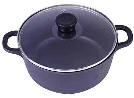 BEBEMOKO Cacerola De Sopa De Aluminio De Asas Para Cocinar Casa o Restaurante Utensilio Multifuncional Para Preparar Caldos y Guisos