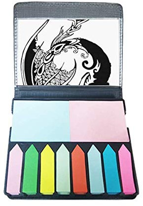 Dragon Painting China Traditionelle Selbstklebende Notizzettel Color Page Marker Box