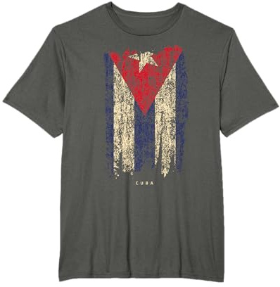 Bandiera Cuba Vintage origine cubana Maglietta