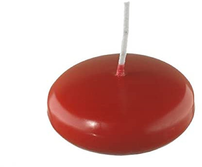 Kopschitz Schwimmkerzen Rot 55 x Ø 80 mm, 8 Stück, XXL Schwimmkerzen