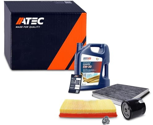 ATEC Germany Inspektionspaket Filterset mit 1x Ölfilter, 1x Luftfilter, 1x | Kompatibel mit: OPEL MERIVA A Großraumlimousine