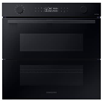 Samsung NV7B45502AK/U1 Four encastrable, 76 cm, Dual Cook Flex, auto-nettoyage pyrolytique, SmartThings Cooking, chambre de cuisson XXL