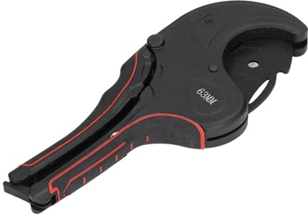 Tijeras para Tubos, Cuchilla Reemplazable Cortatubos de PVC Autoblocante Potente para Polietileno (0-63)