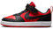 NIKE Court Borough Low RECRAFT (PS), Sneaker, University Red Black White, 32 EU