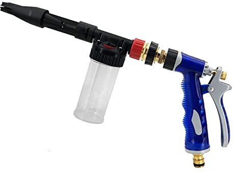 INEOUT Hochdruck Wasserpistole Auto Wäsche Lanzen Schaumpistole Hausgarten Bewässerung Hidrolimpiadora Metall Sprinkler Schlauchdüse (Color : Separate Water Gun)