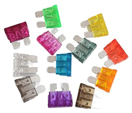 10 stücke Mini Mittlere Flachsicherungen Automatische Sicherung 1A 2A 3A 5A 7,5A 10A 15A 20A 25A 30A 35A 40A 45A 50A Ersatzsicherung (Color : M, Size : 1A)