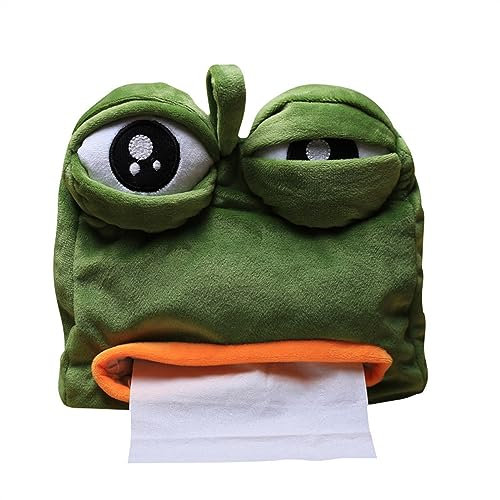 Box für Taschentücher Kreative Taschentuchbox, niedliche Frosch-Wandschublade for Aufhängen Taschentuch Box