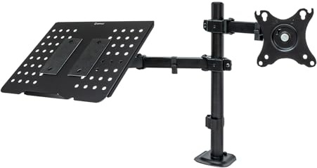 UNYKach Soporte Universal de EscritorioUK1420 para Pantalla 13″-32″ con Soporte para Portátil de de 15,6