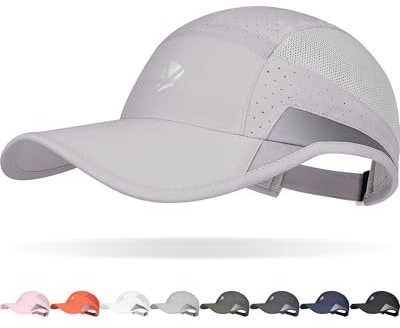 YANIKY Laufcap für Herren & Damen,schnell trocknende leichte Baseball Cap,UPF 50 + atmungsaktive Baseballkappe | Reflektivem Sportkappe für Outdoor Golf, Wandern