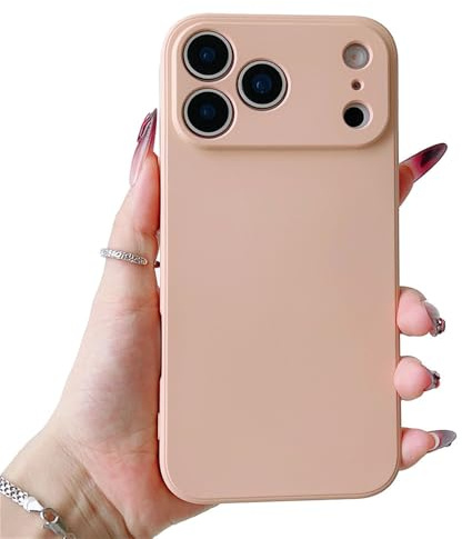 CIBOS Custodia ultrasottile verde per iPhone 17 16 15 14 13 11 12 Pro Max Mini protezione per fotocamera, custodia semplice per telefono, rosa, per iPhone 12 MiNi