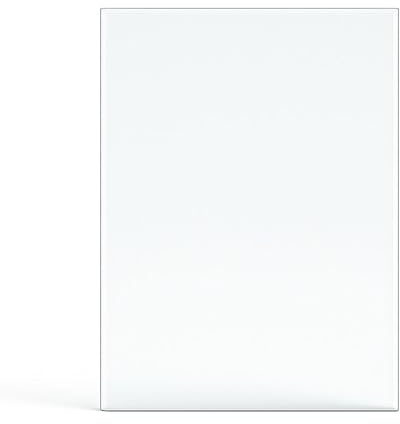 Feuercampus Funkenschutzplatte Glas Rechteck 120×110×0,6 cm ESG Kamin Bodenplatte hitzebeständig Schutzplatte Feuerstelle Ofenunterlage Sicherheitsglas Funkenschutz Kamin Glasplatte