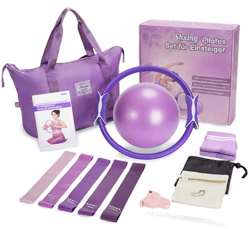 Shxing Pilates Set für Anfänger, für Fitness und Training zu Hause
