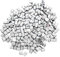 100pcs 1.0 mm Aluminum Wire Crimping Loop Sleeve Double Ferrules Type for Wire Cable Rope Photo Hanging
