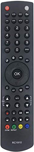 MYHGRC New Replacement TV Remote Control RC1910 for Toshiba/Sharp/Bush TV Universal Remote Control LCD LED Smart TV - No Setup Required