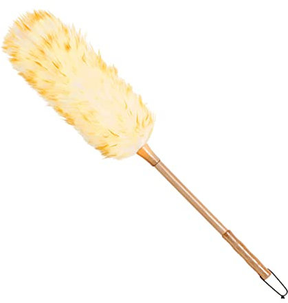 Aoguaro Microfiber Duster Brush Soft Non-Static Feather Dusters, Fuzzy Duster for Dusting With Long Wood Handle Cleaning Tools for Home Closet Sofa Car