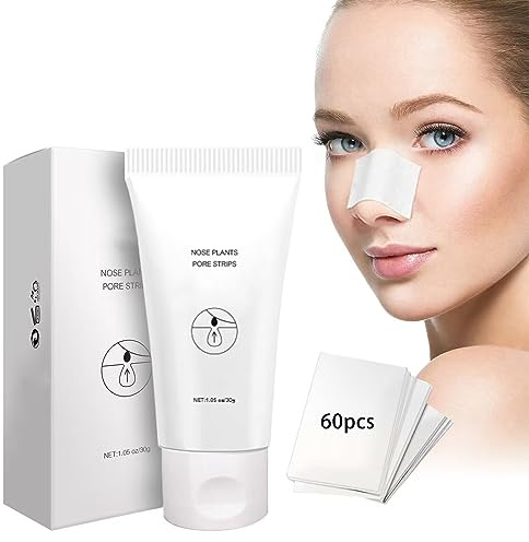 Blackhead Remover Nose Strips, Nosestripes Blackheads, Pore Strips, Blackhead Remover, Nosestripes Mitesser, Clearing Up Strips, Anti Nosestripes Mitesser, Nasenstrips, für Mitesser Entfernen, 30g