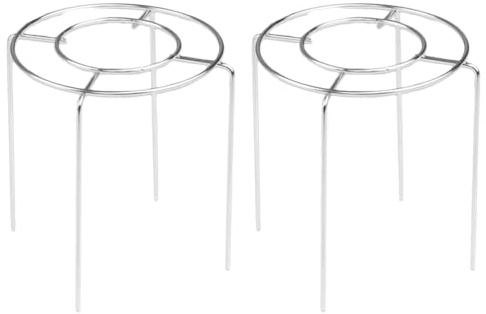 SHOWERORO Stainless Steel Round Cake Cooling Rack 5.00 Inch Diameter Steamer Rack Baking Stand Holder Dishwasher Safe Air Circulation for Cakes Bread