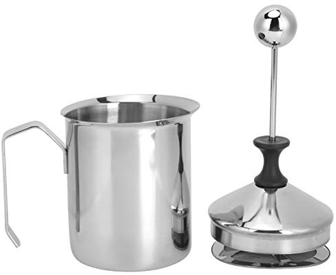 Espumador de Leche Manual de Acero Inoxidable de 400 Cc para café Latte Art