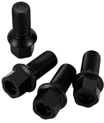 Radschrauben Kompatibel Mit A6L A4L A1 A3 A5 A7 A8 C7 Auto-Radschrauben Muttern Stehbolzen 4 Stück M14 * 1,5 Angepasste Reifenschraube Radnabenbolzenschraube (Color : 1 UK, Size : M14x1.5)