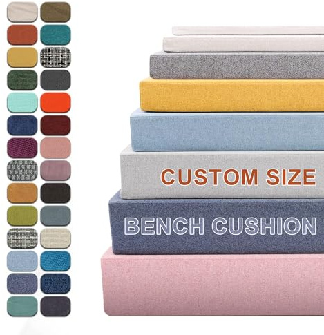 Sitzauflage Bank Nach Maß Sitzkissen Sitzpolster Bank Waschbar Abnehmbar Sitzbank Eckbank Auflagen Sitzkissen Bankauflage Für Innen Outdoor Fensterbank Couch,Thickness 8 cm