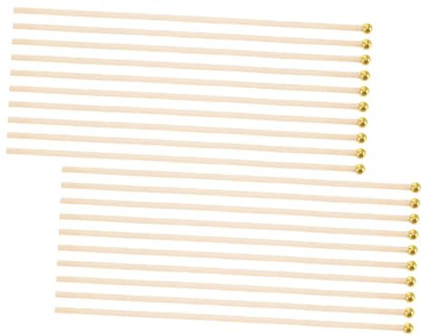 Sosoport 50stücke Fahnenmast Für Handfahne Aus Holz Holzfahnenmast Zum Aufhängen Von Flaggen Leicht Und Kompakt Geeignet Für Feiertage Und Partys