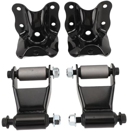 BAFOVY Rear Leaf Spring Shackle Hanger Bracket Kit Rear Leaf Spring Shackle Bracket Repair Kit Hanger and for 1986-2008 B2500 1998-2001 B2300