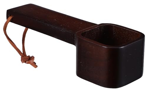 TOPBATHY Cuchara Medidora de Madera para Café Mango Largo Ergonómico Cucharita para Té y Especias Utensilio de Cocina Reutilizable Tamaño Pequeño para 10 G Embalaje en Caja de Papel